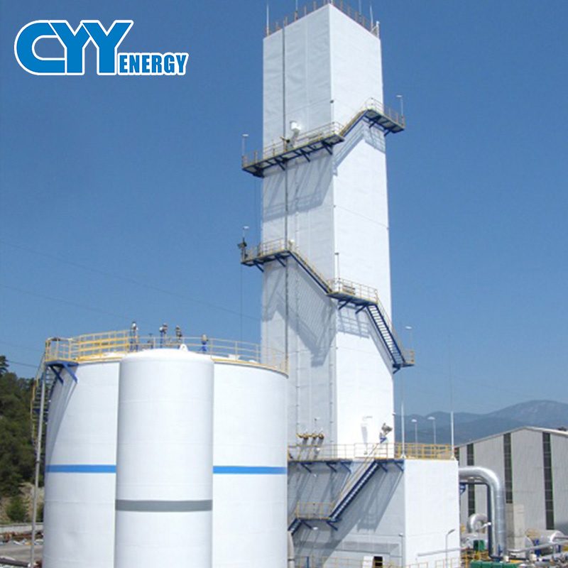 Installation de séparation d'air cryogénique moyenne pour le remplissage de bouteilles